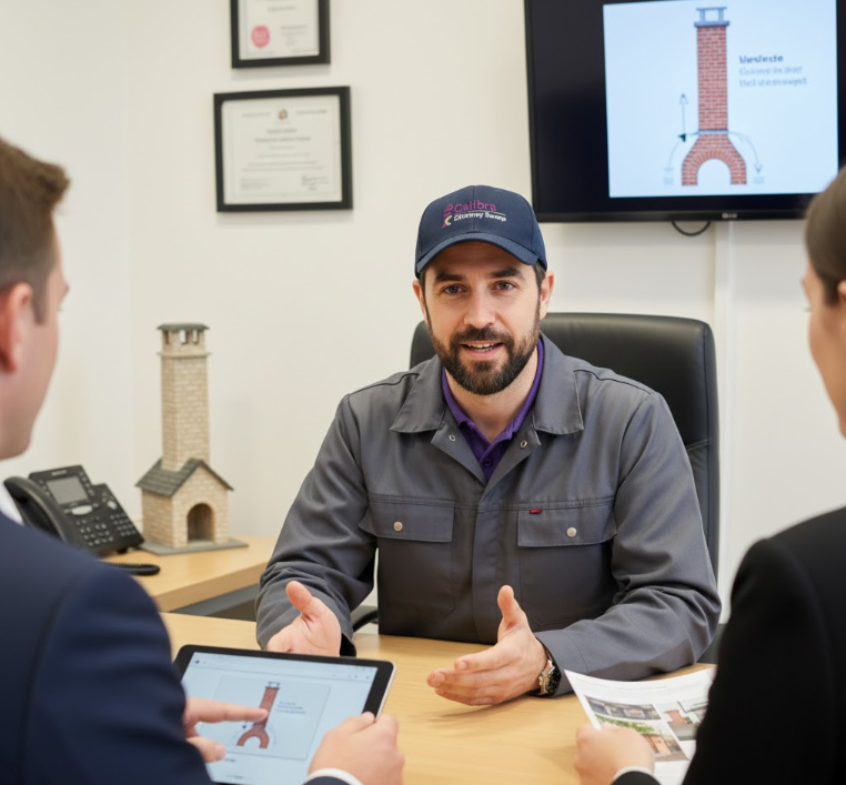 Calibra Chimney Sweep Office Consultation